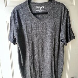 Hurley Gray V-Neck T-Shirt